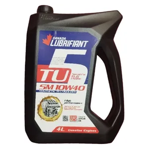 روغن موتور کانادا لوبریفنت مدل 10W40 SM TU5 حجم 4 لیتر