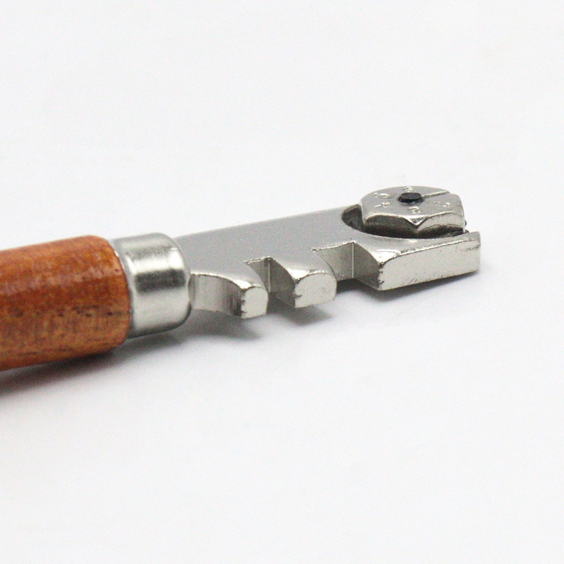 الماس شیشه بر تیوان مدل دسته چوبی کد YP-6RAZORS