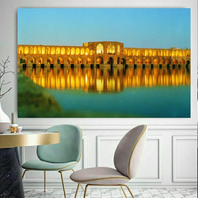 پوستر دیواری طرح پل خواجو مدلFP273