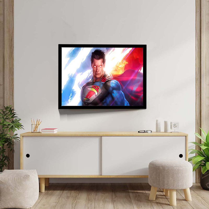 تابلو مدل man of steel کد F-14001 تابلو مدل man of steel کد F-14001