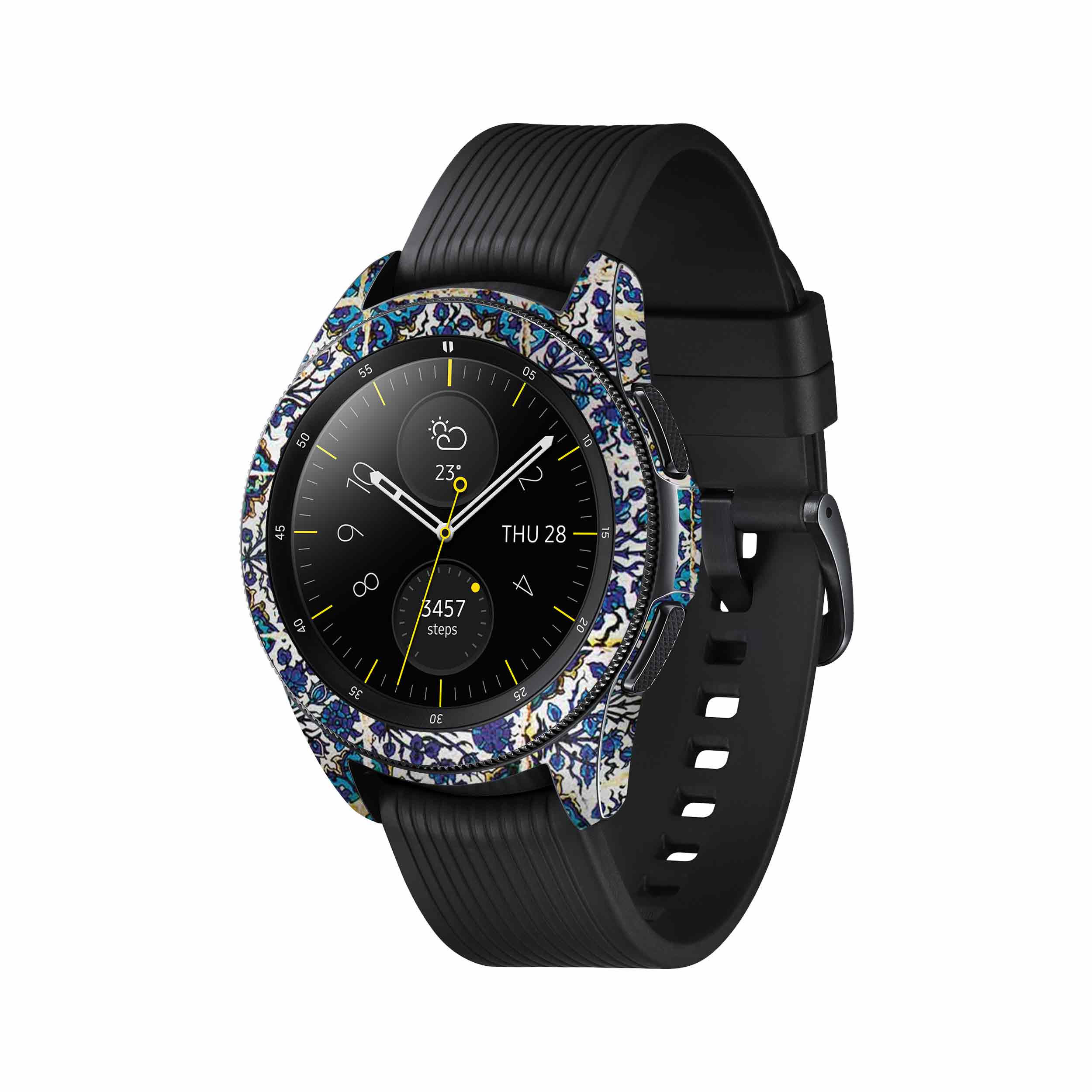 برچسب ماهوت طرح Iran-Tile1 مناسب برای ساعت هوشمند سامسونگ Galaxy Watch 42mm