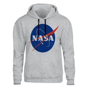 هودی مردانه مدل ناسا کد B40 رنگ طوسی