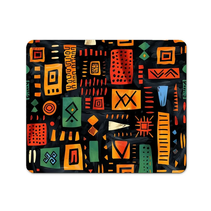 ماوس پد پاد آفرین مدل سنتی بوهو طرح گلیم فرش کد P296 سایز 19*24 سانتی متر