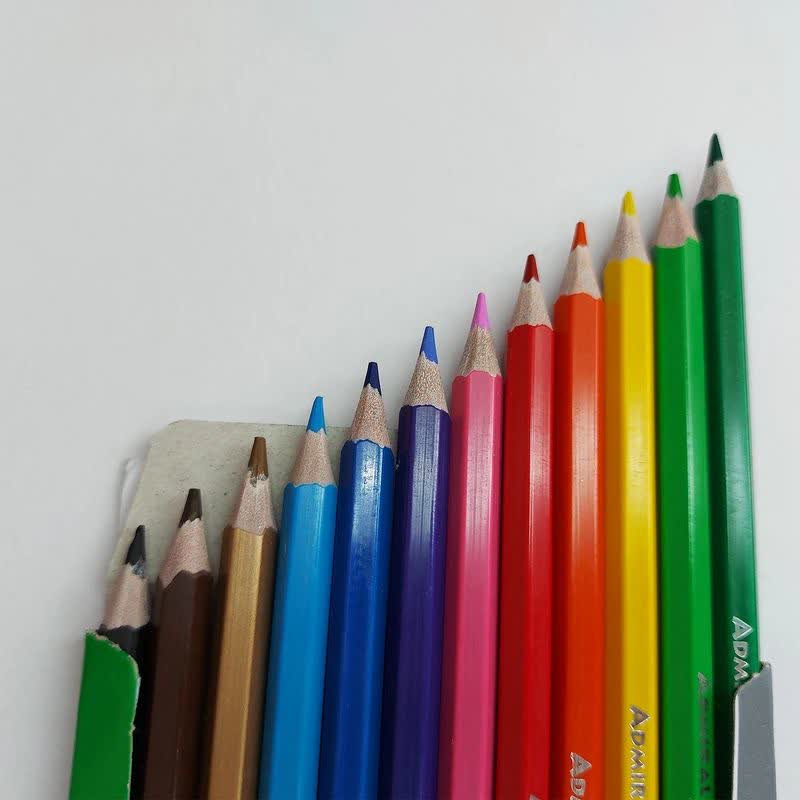 مداد رنگی 12 رنگ آدمیرال کد 466