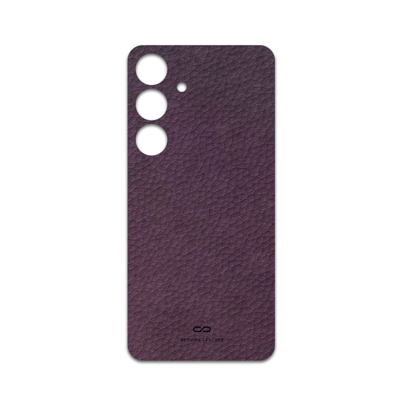 برچسب پوششی ماهوت مدل Purple-Leather مناسب برای گوشی موبایل سامسونگ Galaxy S24