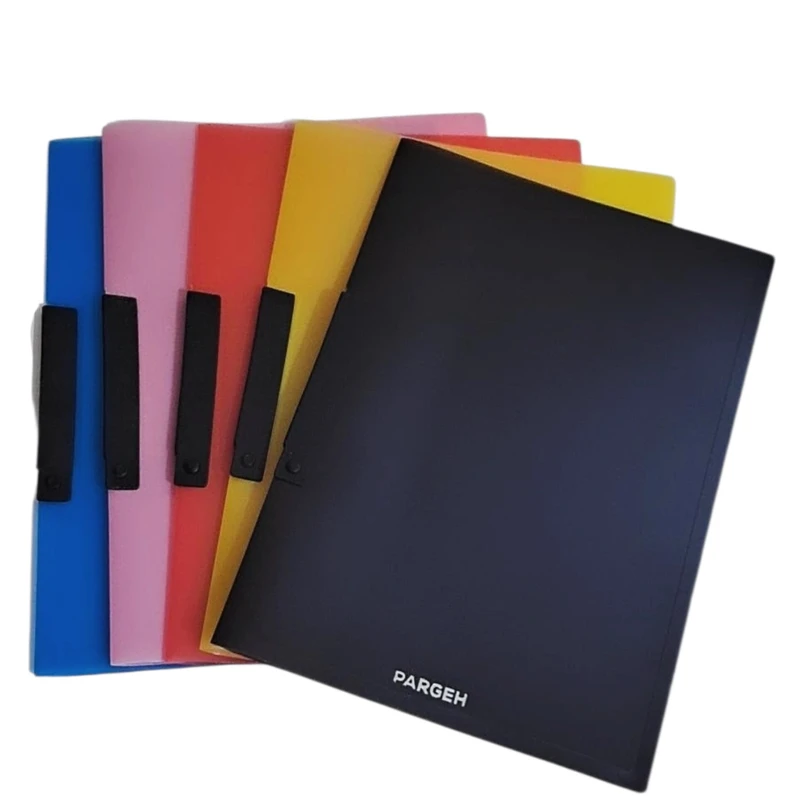 پوشه پرگه مدل کلیپ فایل سایز A4 بسته 5 عددی