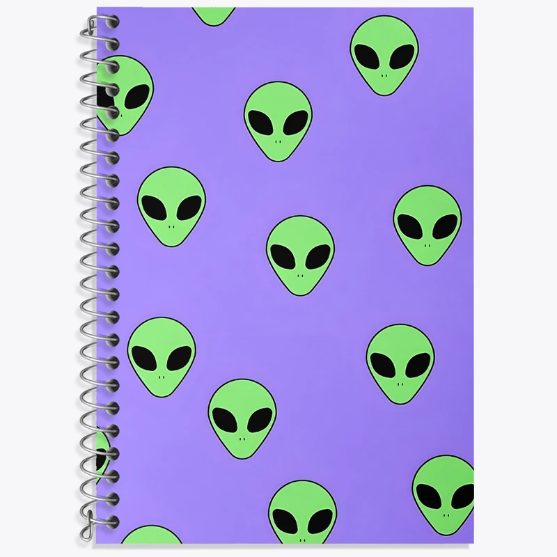 دفتر لغت 50 برگ خندالو طرح پترن آدم فضایی کد N5417