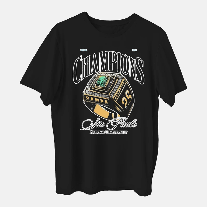 تی شرت آستین کوتاه مردانه مدل تیم قهرمانان سائو پائولو فانتزی z397