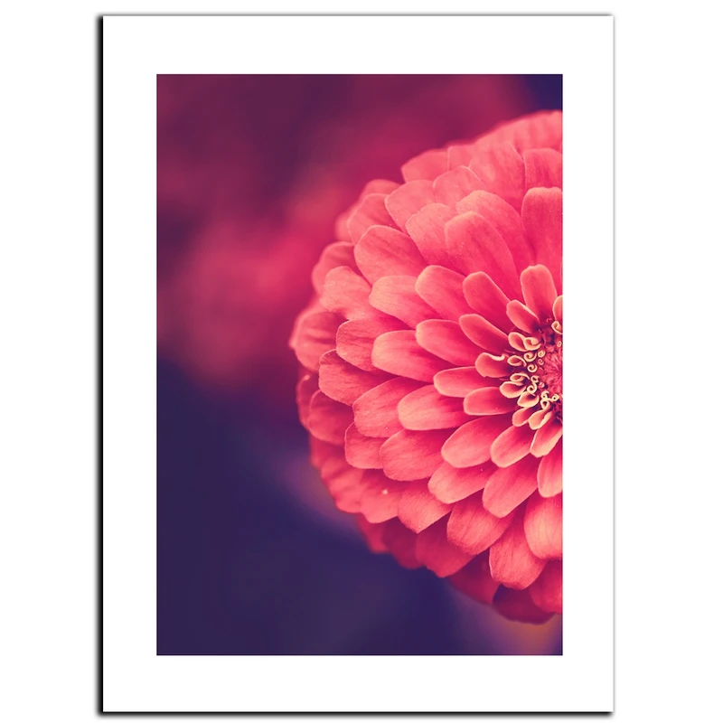 تابلو شاسی بکلیت طرح طبیعت گل داوودی مدل SH-12026