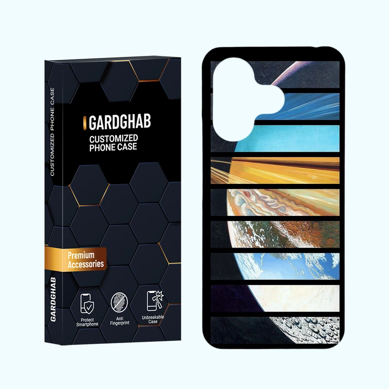 کاور گارد قاب مدل کهکشان مناسب برای گوشی موبایل شیائومی Redmi 13 4G / 5G