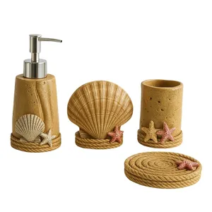 ست سرویس بهداشتی 4 پارچه آوید مدل دریا