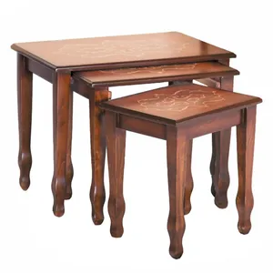 میز عسلی چشمه نور کد A-106 مجموعه 3 عددی