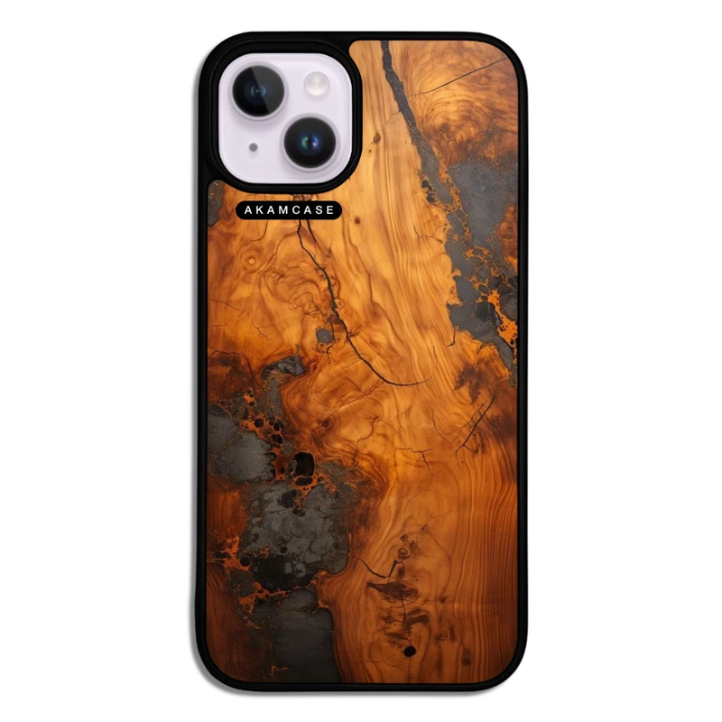 کاور آکام مدل AMC-WA14-WOOD-15 مناسب برای گوشی موبایل اپل iPhone 14