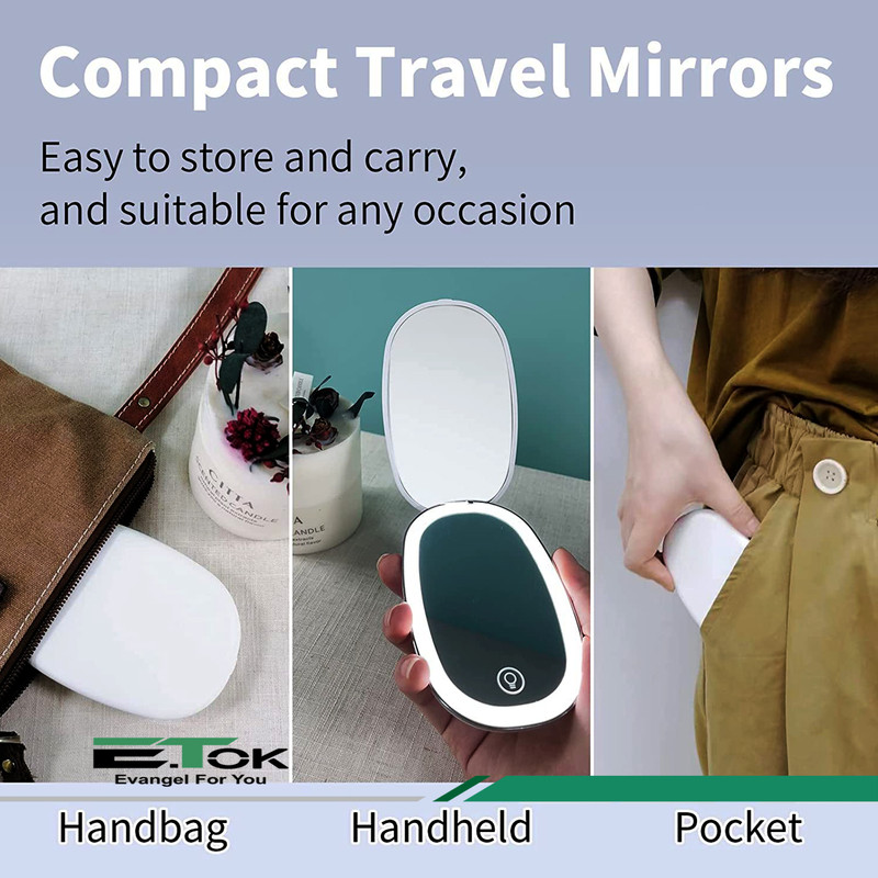 رینگ لایت آرایشی و آینه ایتوک مدل Shell