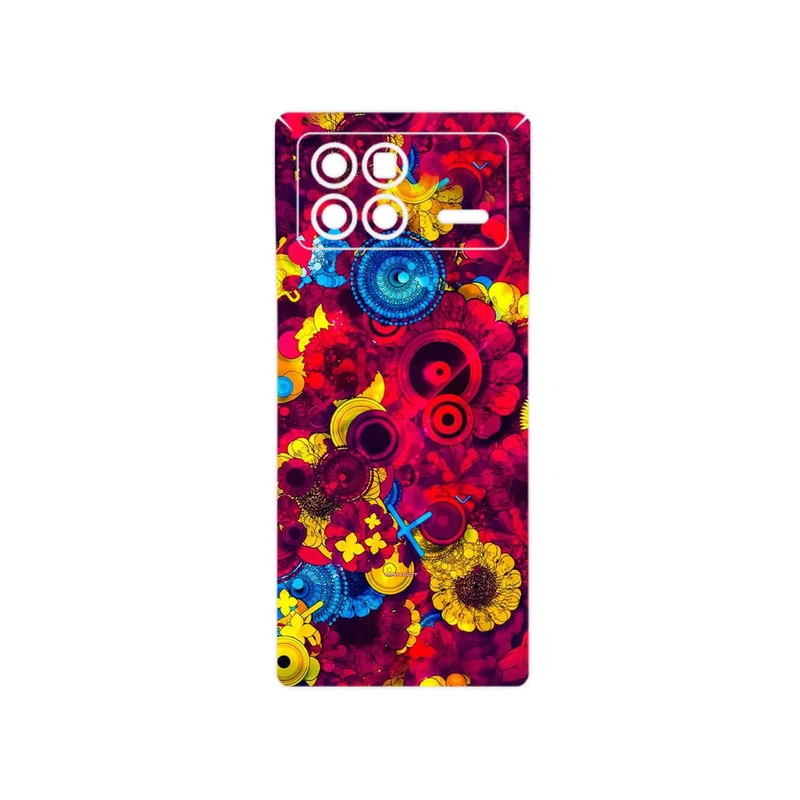 برچسب پوششی ماهوت مدل Vector Flower Garden Digital Art مناسب برای گوشی موبایل شیائومی Mix Fold 3