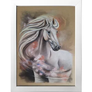 تابلو نقاشی پاستل طرح اسب مدل PO5