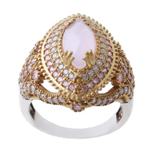  انگشتر نقره زنانه بازرگانی میلادی مدل عربی کد AWR_692