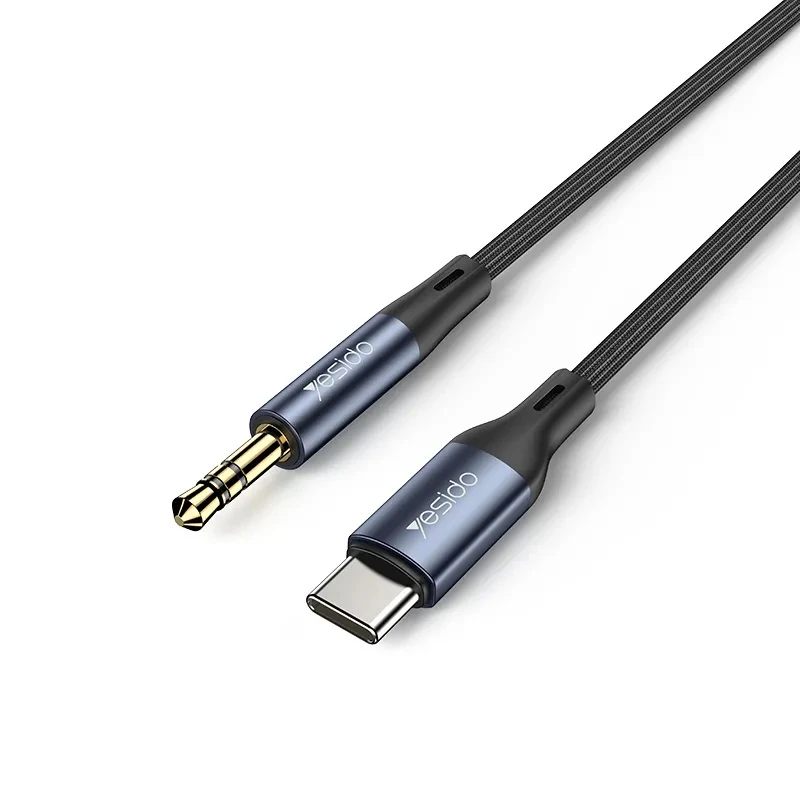 کابل تبدیل USB-C به AUX یسیدو مدل YAU-36 طول 1 متر