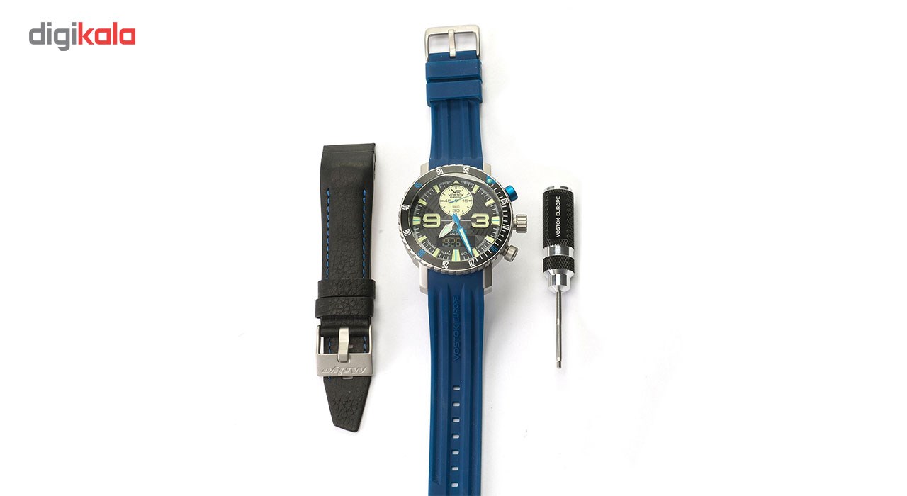 ساعت مچی عقربه ای مردانه وستوک یوروپ مدل 9516-5555249 تولید محدود