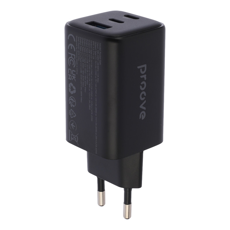 شارژر دیواری 65 وات سه پورت پروو مدل POCKET GAN