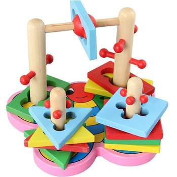 بازی آموزشی Wooden Toys مدل پروانه چوبی