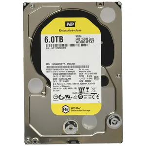 هارددیسک اینترنال وسترن دیجیتال مدل WD6001FSYZ ظرفیت 6 ترابایت