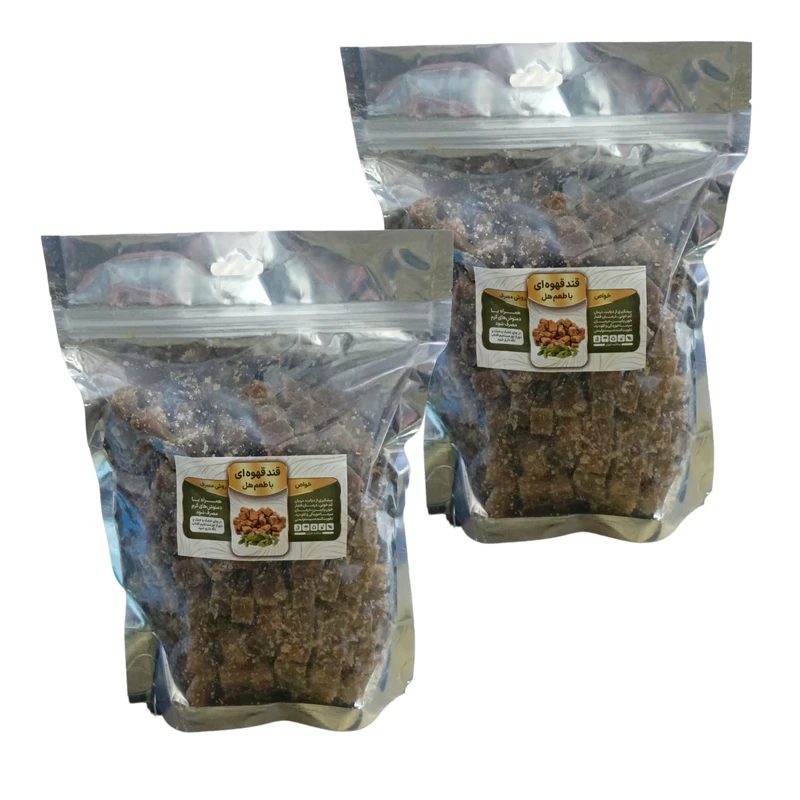 قند قهوه ای هل جالینوس - 800 گرم بسته 2 عددی