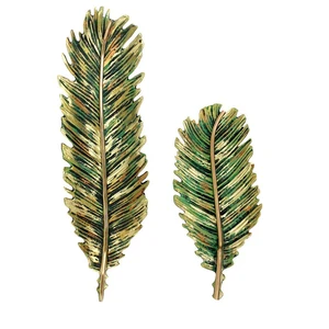 دیوارکوب دست نگار طرح برگ کد 45-13 مجموعه 2 عددی
