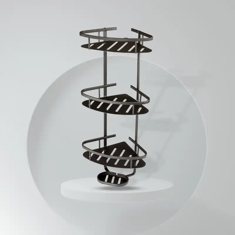 قفسه حمام مدل هژبر سه طبقه کد 1001