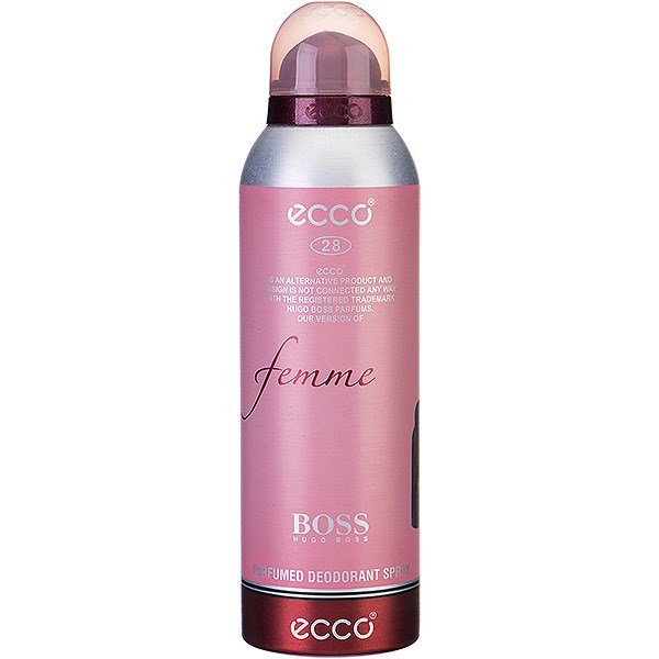 اسپری زنانه اکو مدل Hugo Boss Femme حجم 200 میلی لیتر