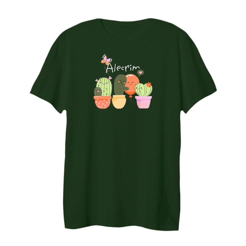 تی شرت لانگ آستین کوتاه زنانه مدل کاکتوس کد 1