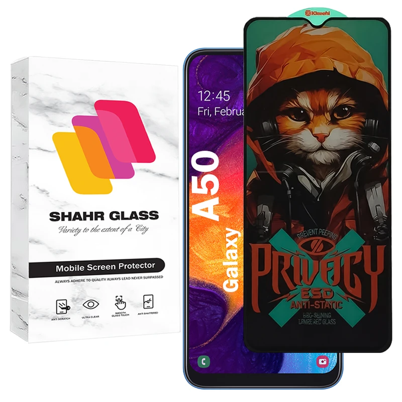 محافظ صفحه نمایش شهر گلس مدل CATPRV مناسب برای گوشی موبایل سامسونگ Galaxy A50