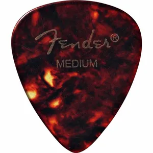 پیک گیتار الکتریک فندر مدل 351 Shape Premium Medium Shell Pick بسته‌ دوازده عددی