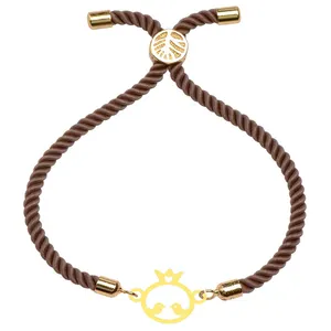 دستبند طلا 18 عیار زنانه الن نار مدل طرح انار ELN100822