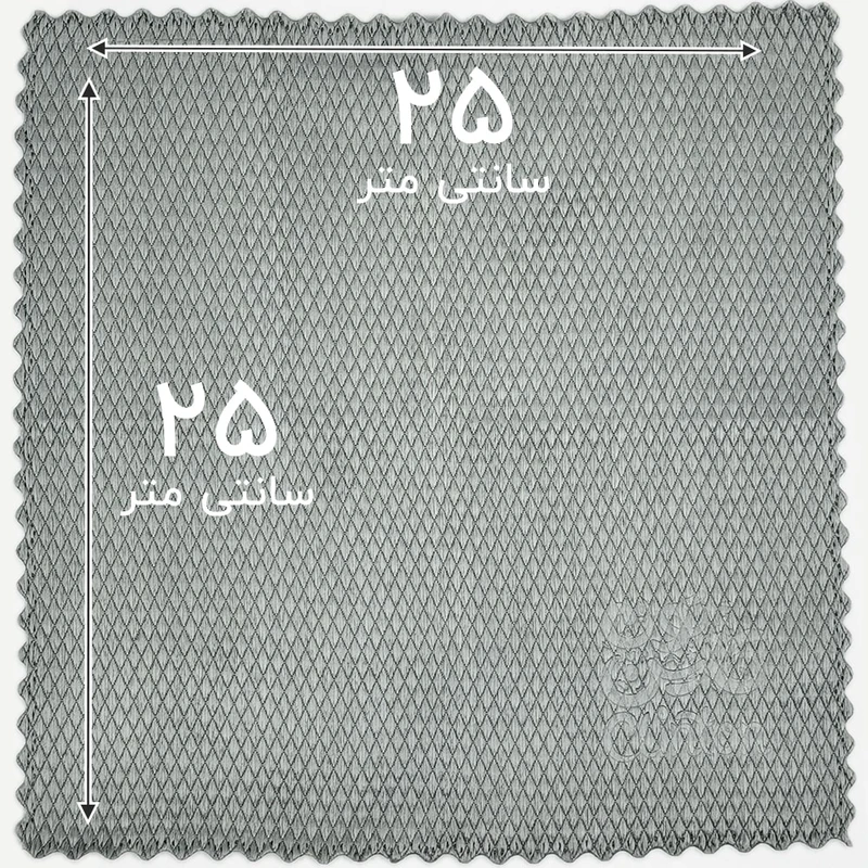 عکس شماره 5 : دستمال مخصوص شیشه و سطوح حساس خودرو کلینتون مدل فرنچ میکروفایبر کد gsm20025