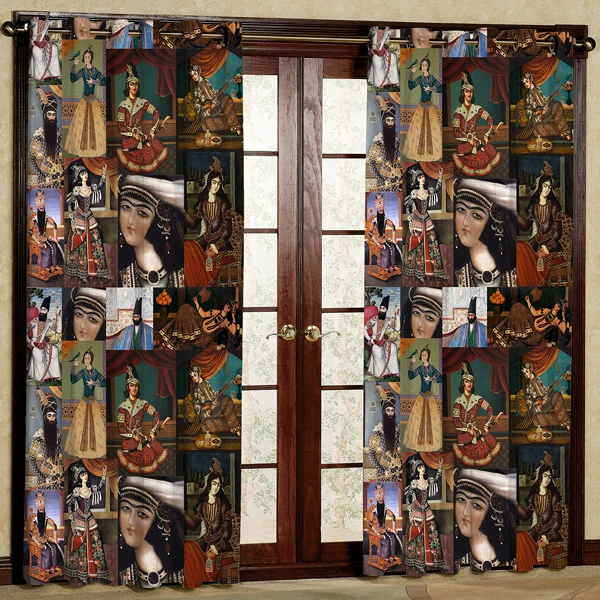 پرده مدل مخمل پانچی کد 7516 سایز 280x140 سانتی متر