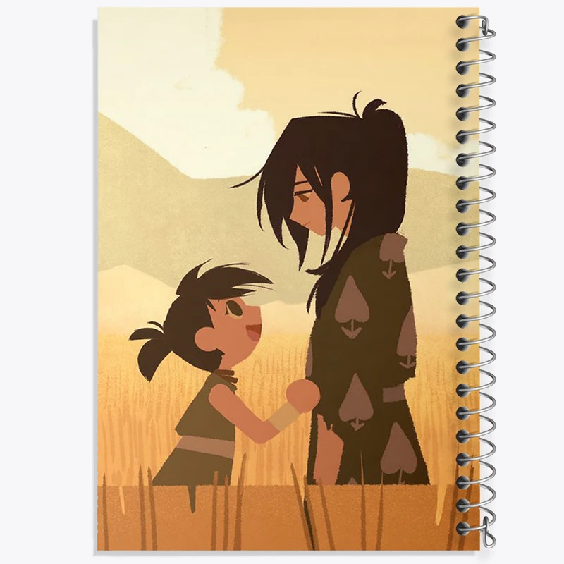 دفتر مشق 50 برگ خندالو طرح هیاکیمارو و دورورو انیمه دورور کد 33605