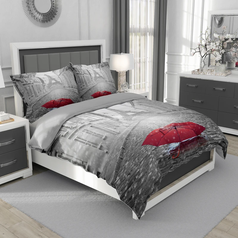 سرویس روتختی مدل چتر کد 4838 تک نفره 5 تکه