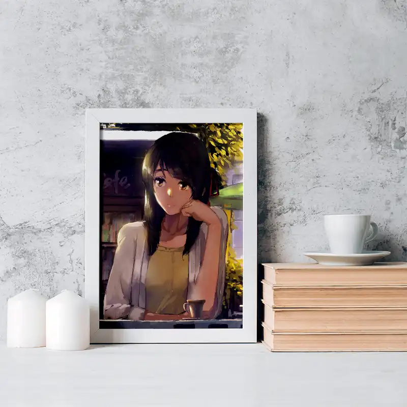 تابلو خندالو مدل میتسویا میامیزو انیمه یورنیم نام تو کد 16274