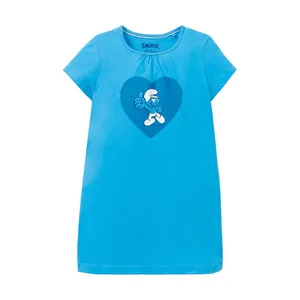 پیراهن دخترانه مدل اسمورف ها