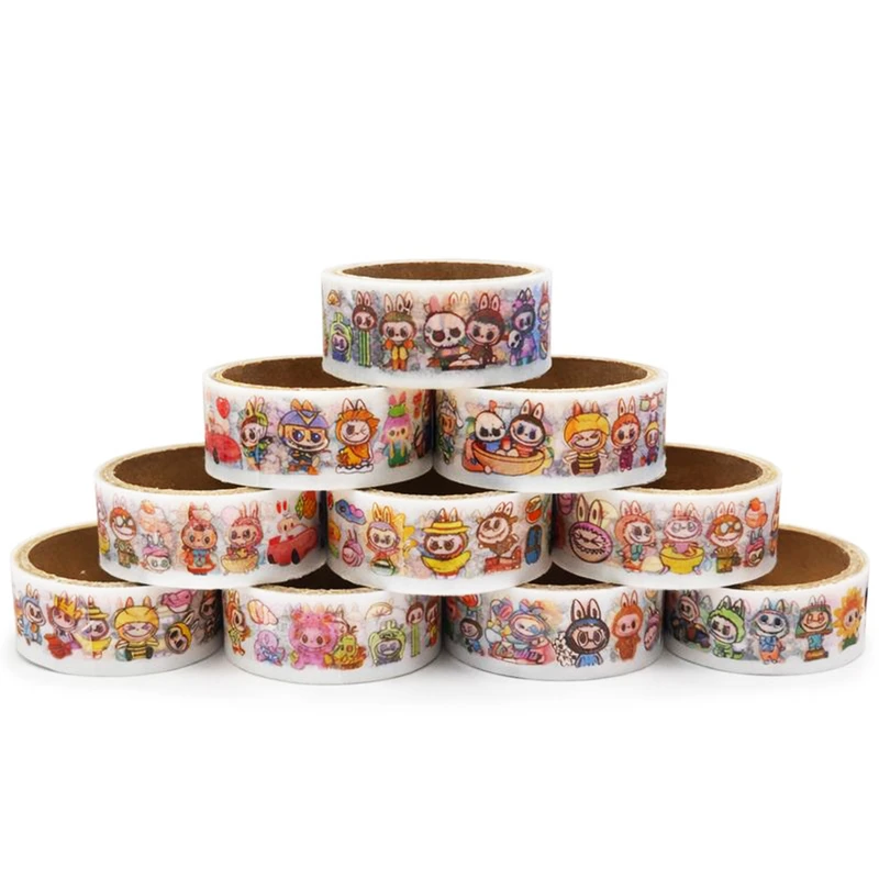 چسب کاغذی مدل واشی لبوبو عرض 2.5 سانتی متر بسته 10 عددی