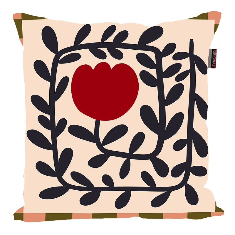 کوسن پاد آفرین مدل مینیمال طرح گل کد PK30121