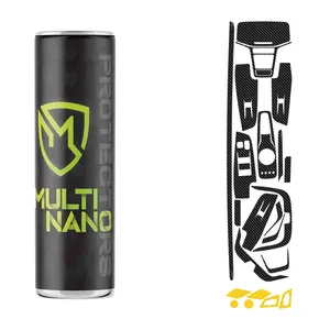 برچسب محافظ کنسول خودرو مولتی نانو طرح کربن مدل X-F1C مناسب برای کی ام سی X5