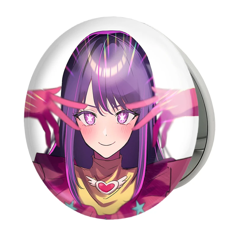 آینه جیبی خندالو طرح آی انیمه اوشی نو کو مدل تاشو کد 31219