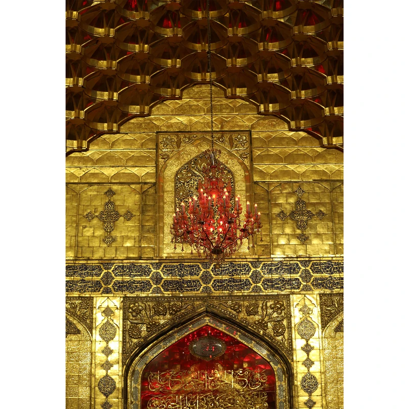 تابلو شاسی مدل علی مع حق و حق مع علی کد T4097