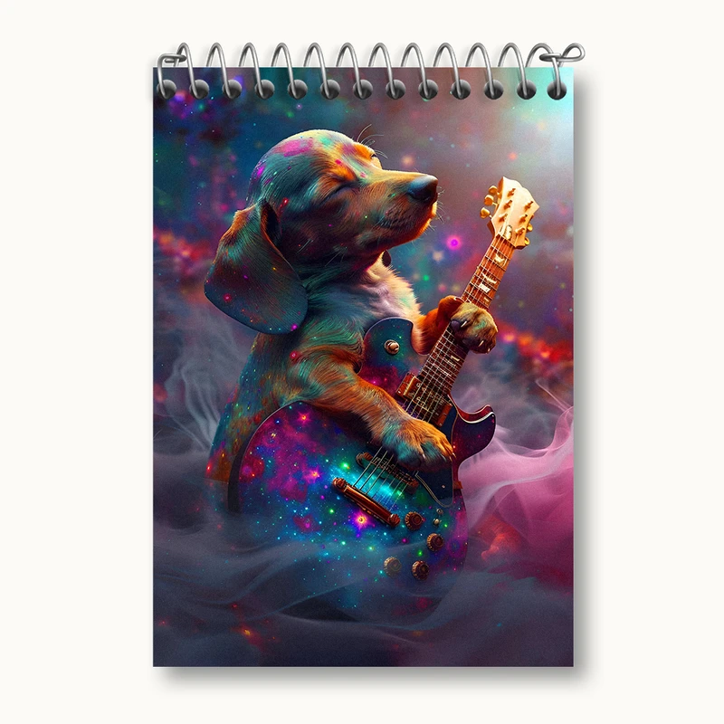 دفتر یادداشت 50 برگ خندالو طرح سگ بامزه کد N3561