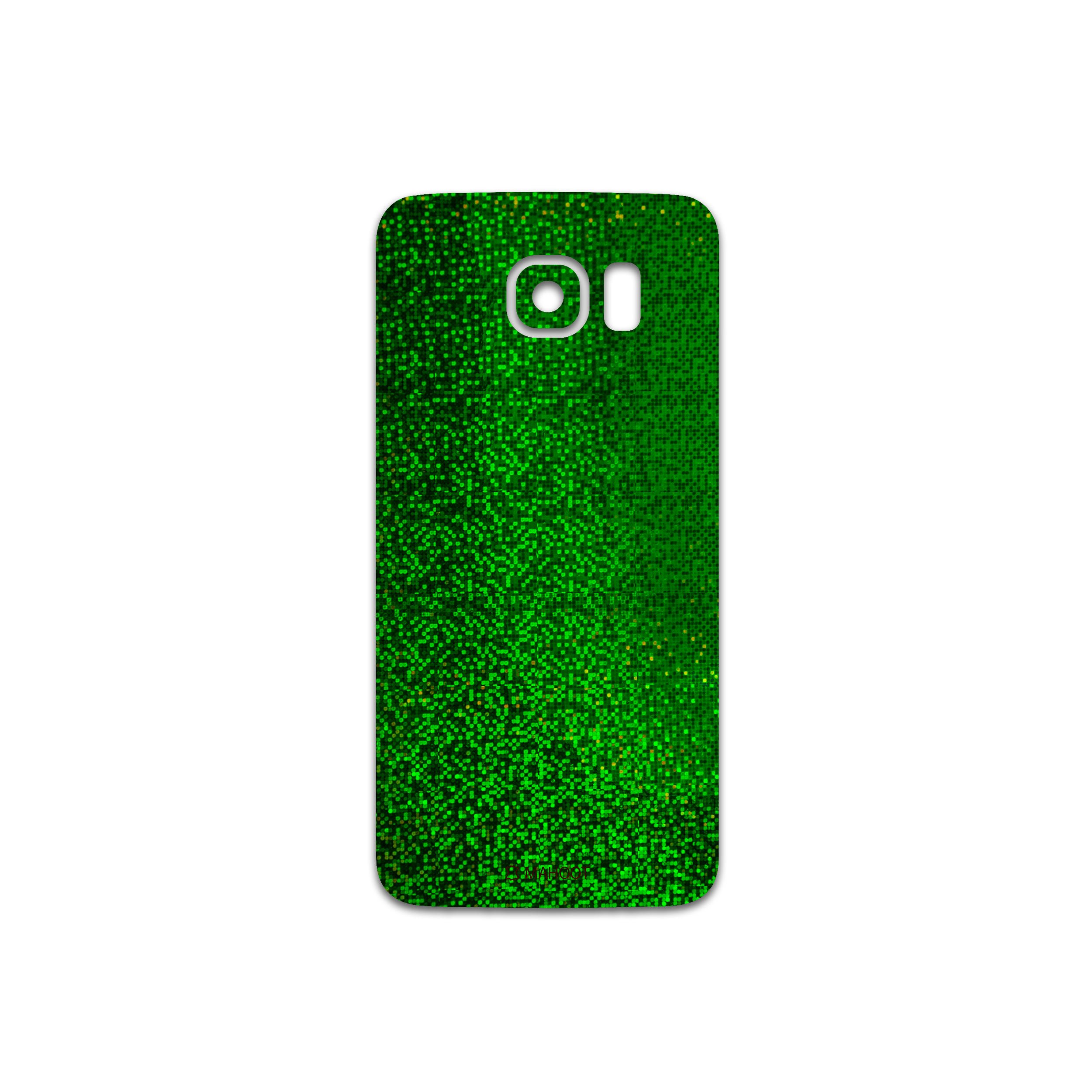 برچسب پوششی ماهوت مدل Green-Holographic مناسب برای گوشی موبایل سامسونگ Galaxy S6