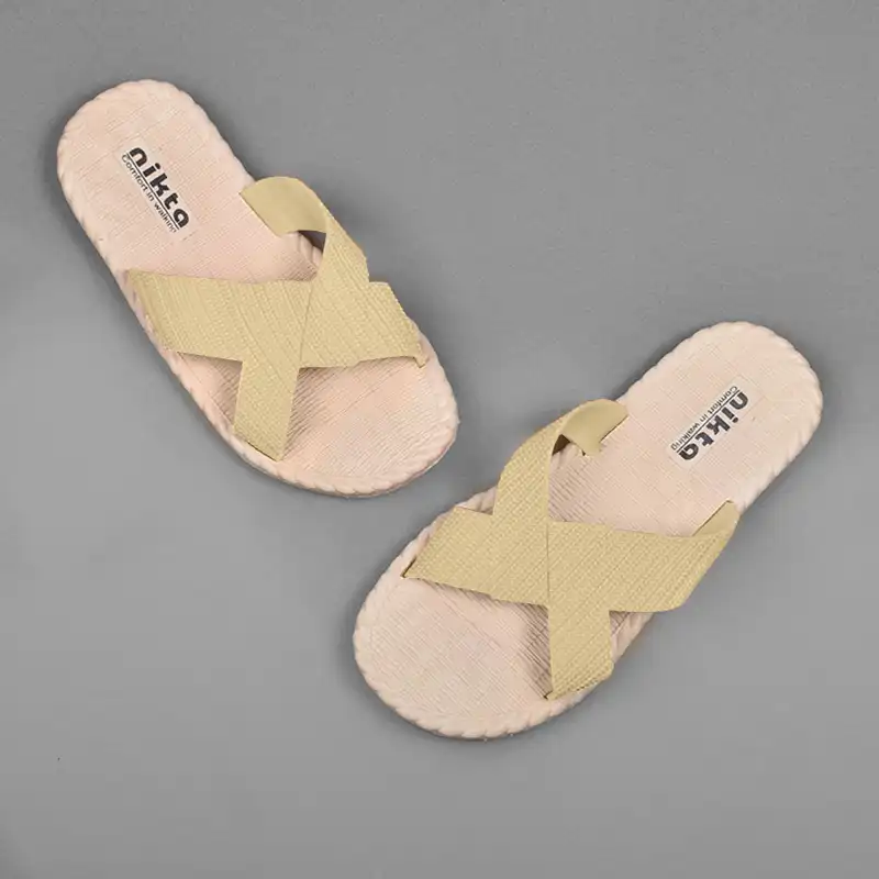 دمپایی زنانه نیکتا مدل ضربدری کد NCF.2745