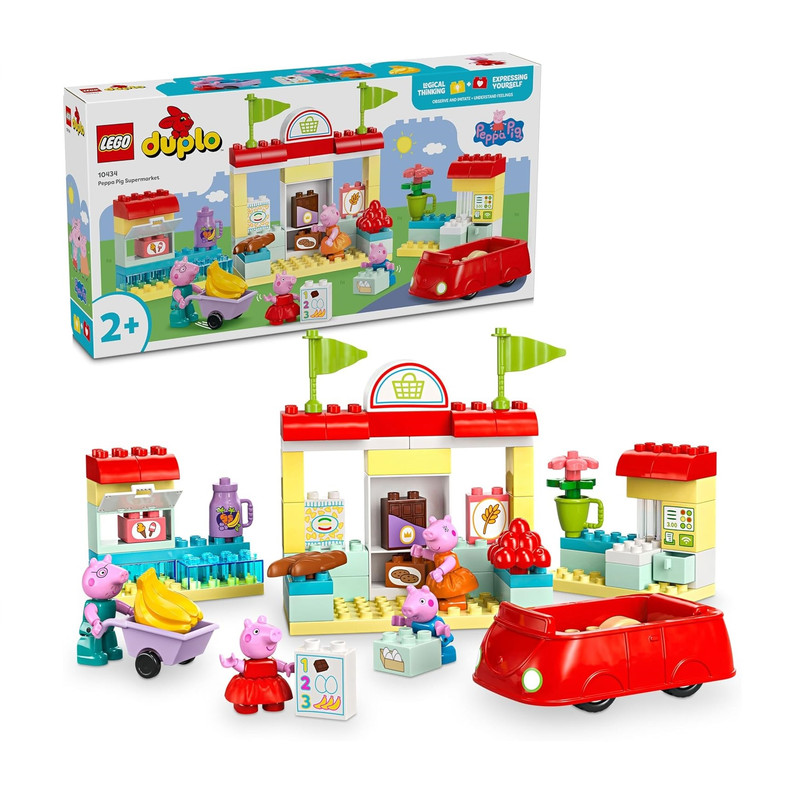 لگو 70 تکه سری Duplo مدل Peppa Pig Supermarket کد 10434