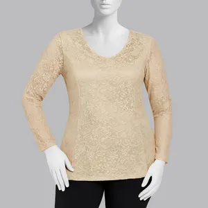 بلوز دست‌دوز زنانه مدل شومیز گیپور کد 07